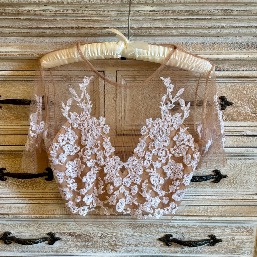 For Love & Lemons Luau Top S Ivory